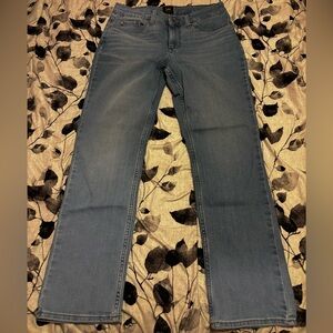 Lee Women's Straight Leg Jeans in Dark Blue